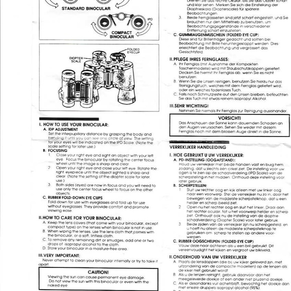 Vintage and Classic Binoculars *Nikon* 20x50 - Picture 10 of 10